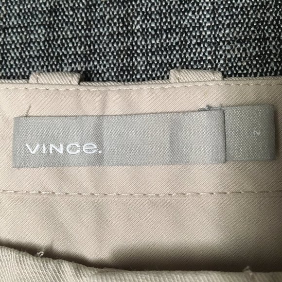 Beige linen-mix pant by Vince, s2 - Picture 4 of 10